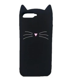 Силикон Kitty Case Huawei Honor Y6 (2018) (чёрный)