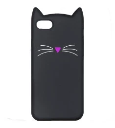 Силикон Kitty Case Huawei Honor Y5 Prime (2018) / Honor 7A (чёрный)