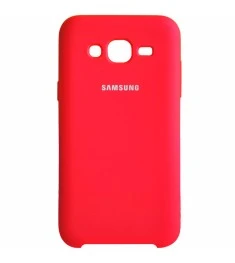 Силикон Original Case Logo Samsung Galaxy J5 (2015) J500 (Красный)