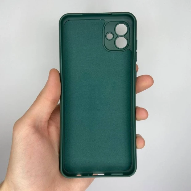 Силіконовий Original 360 Чохол для Samsung Galaxy A04 (2022) (ShutCam) (Хакі)