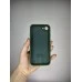 Силіконовий чохол Original Square RoundCam для Apple iPhone 7  /  8  /  SE (73) Лісовий Зелений.