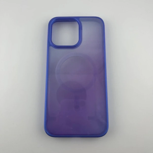 Накладка Blueo Aurora Anti-Drop MagSafe для Apple iPhone 15 Pro Max (Фіолетова)