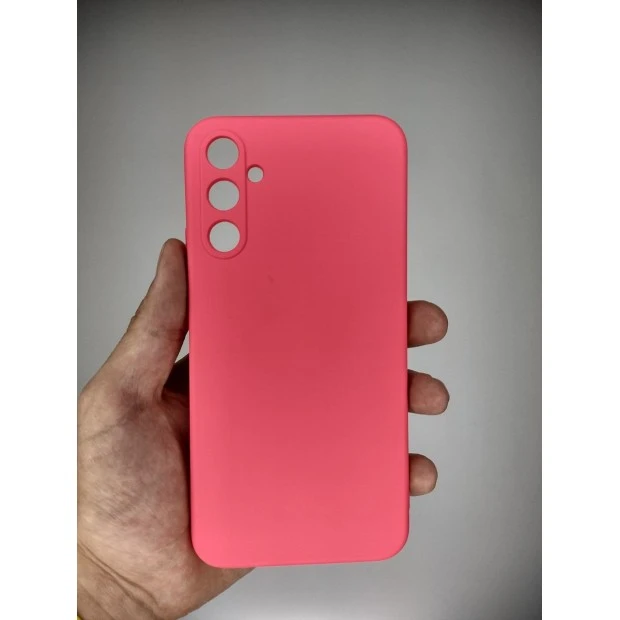 Силікон оригінальний Samsung Galaxy A34 (ShutCam) (Фламінго)