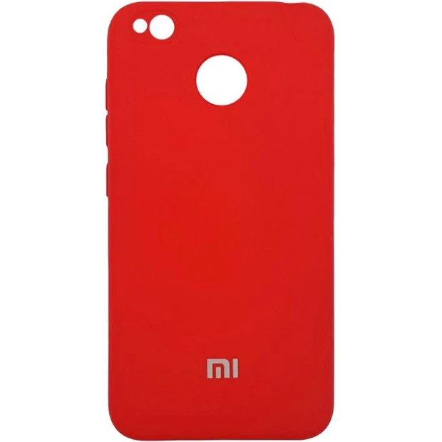 Силикон Original 360 Case Logo Xiaomi Redmi 4x (Красный)