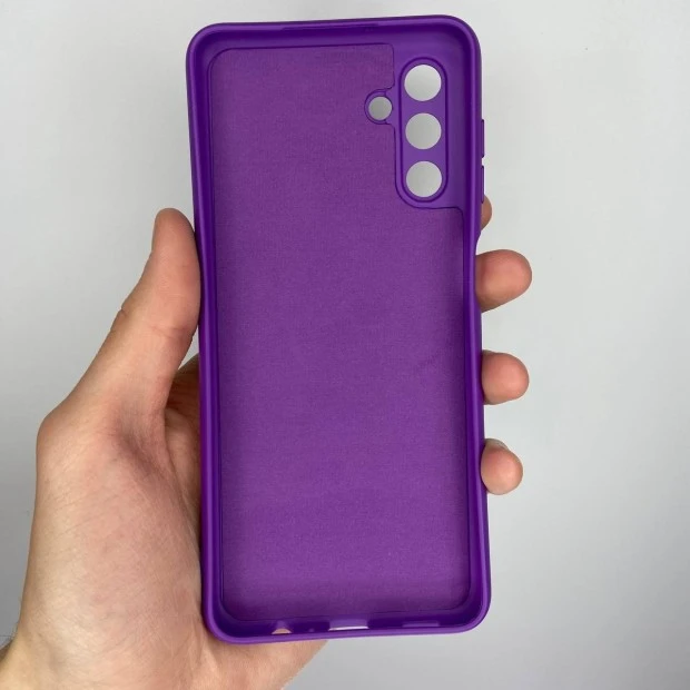 Силіконовий Original 360 Чохол Samsung Galaxy A04S (2022) (ShutCam) (Фіолетовий)
