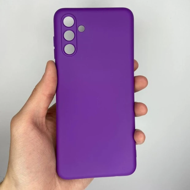Силіконовий Original 360 Чохол Samsung Galaxy A04S (2022) (ShutCam) (Фіолетовий)