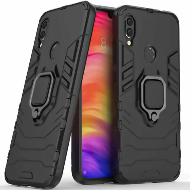 Бронь-чехол Ring Armor Case Xiaomi Redmi Note 7 (Черный)