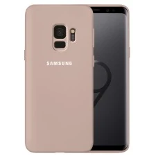 Силікон Original 360 Case Logo Samsung Galaxy S9 (пудровим)