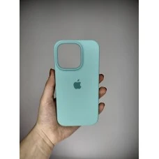 Силикон Original Round Case Apple iPhone 14 Pro (23) Sea Blue