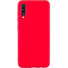 Силиконовый чехол iNavi Color Samsung Galaxy A70 (2019) (Красный)