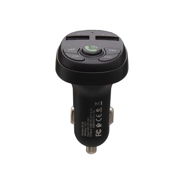 FM-модулятор Borofone BС26 + 2USB (Чёрный)