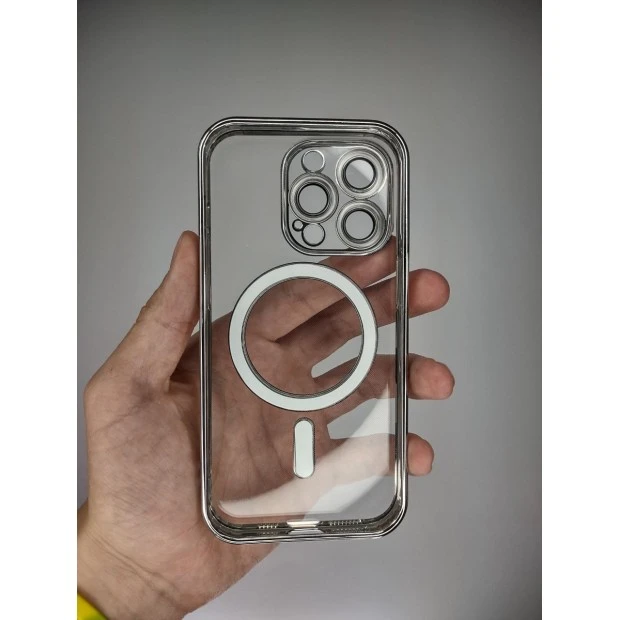 Чехол UMKU Shining with MagSafe Apple iPhone 14 Pro (Silver)