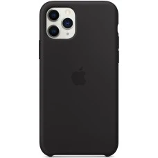 Силіконовий оригінальний чохол Apple для iPhone 11 Pro Max (07) Чорний
