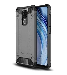 Чехол Armor Case Xiaomi Redmi Note 9 / Redmi 10X (Серый)