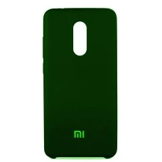 Силикон Original Case Xiaomi Redmi 5 Plus (Тёмно-зелёный)