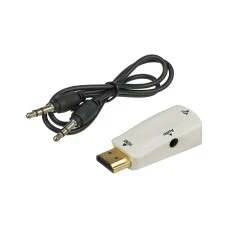 Перехідник Rivex HDMI - VGA + AUX 3.5 мм
