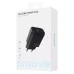 СЗУ-адаптер Proove Silicone 30W (1 Type-C  /  1 USB) (Чорний)