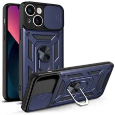 Чохол Ring Serge Armor Case для Apple iPhone 13 (ShutCam) (Синій)