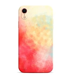 Силикон WAVE Watercolor Case iPhone XR (white/red)