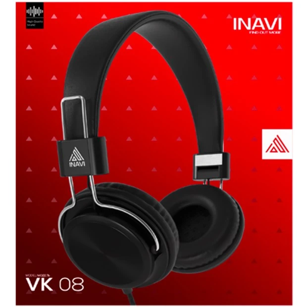 Наушники накладные iNavi VK-08 (Чёрный)