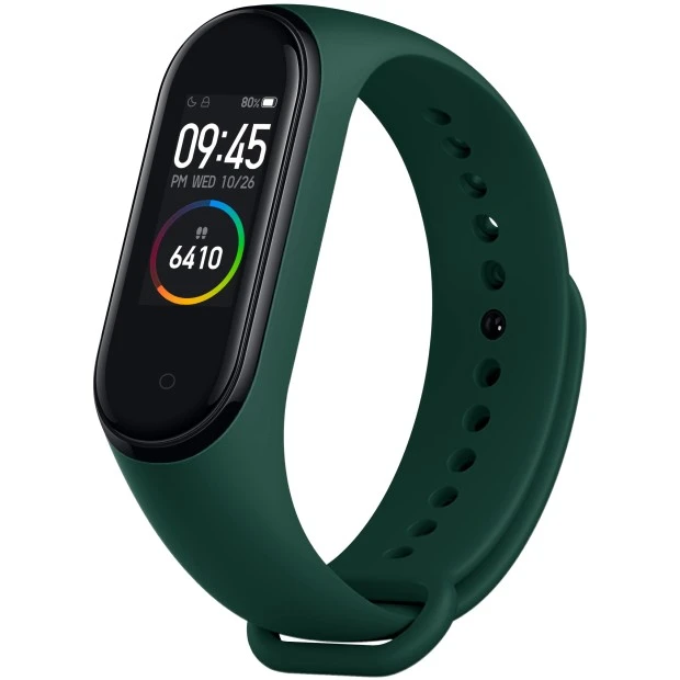 Ремешок Original Design Xiaomi Mi Band 3 / Mi Band 4 (Тёмно-зелёный)