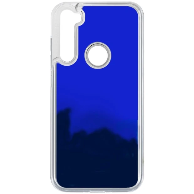 Чехол Aquarium Color Sand Xiaomi Redmi Note 8T (Тёмно-синий)