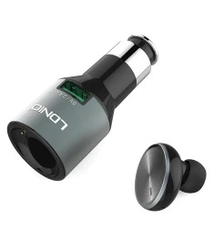 AЗУ-адаптер 2.4A + Гарнитура LDNIO DL-CM20