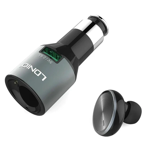 AЗУ-адаптер 2.4A + Гарнитура LDNIO DL-CM20