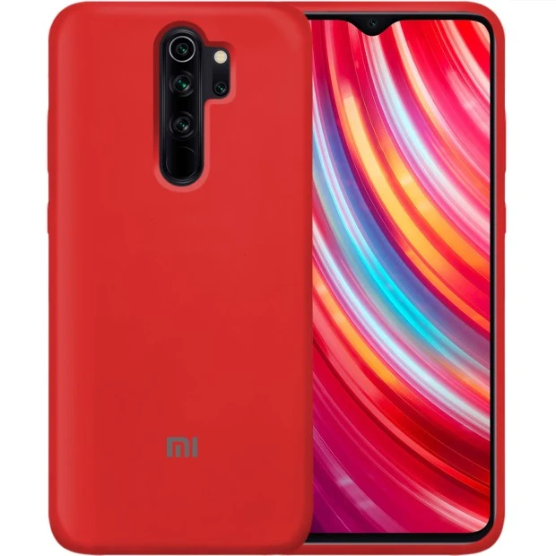 Силикон Original Case Xiaomi Redmi Note 8 Pro (Тёмно-красный)