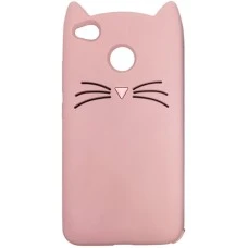 Силикон Kitty Case Xiaomi Redmi 4x (Розовый)