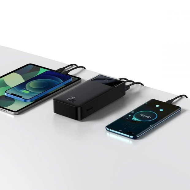 PowerBank Baseus Bipowe Digital Display 30000mAh 20W (PPDML-N01) (Black)