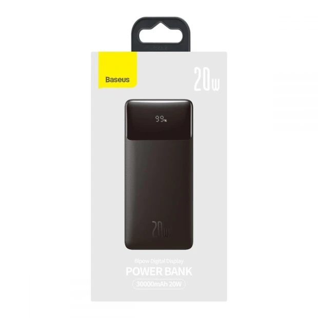 PowerBank Baseus Bipowe Digital Display 30000mAh 20W (PPDML-N01) (Black)
