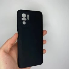 Силікон Original Xiaomi Redmi Note 10  /  Note 10S (ShutCam) (Чорний)