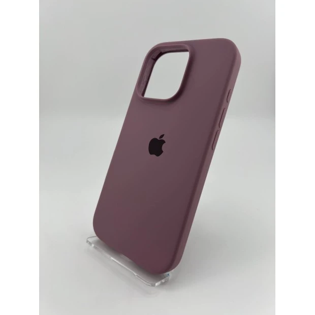 Силіконовий оригінальний чохол для Apple iPhone 16 Pro (01) Bilberry