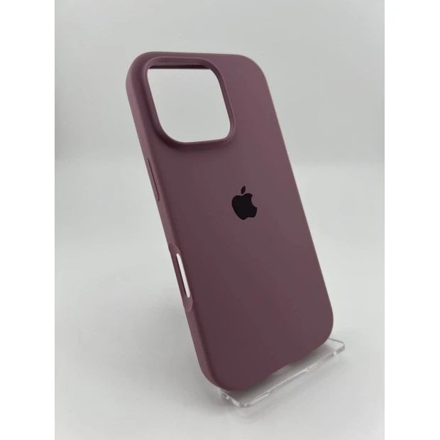 Силіконовий оригінальний чохол для Apple iPhone 16 Pro (01) Bilberry