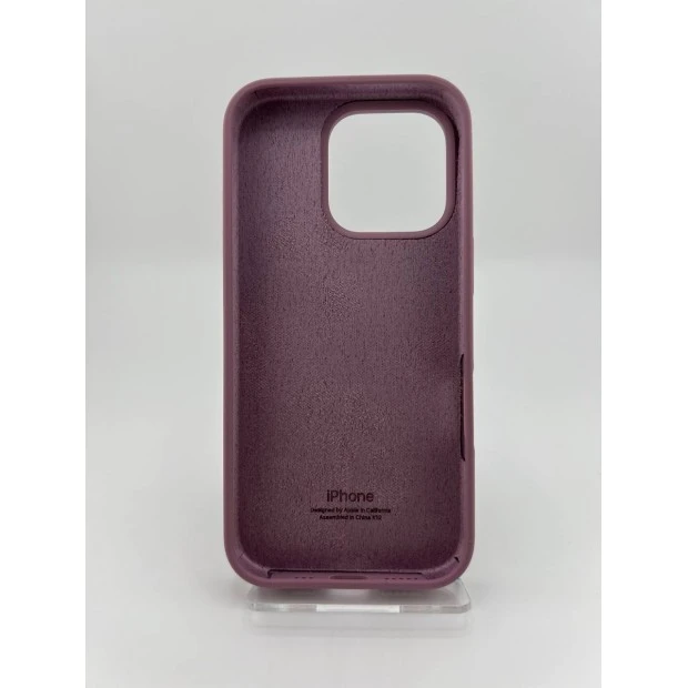 Силіконовий оригінальний чохол для Apple iPhone 16 Pro (01) Bilberry