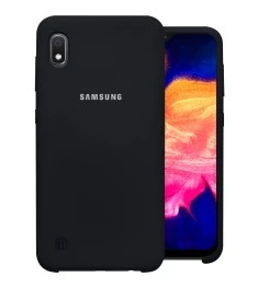 Силикон Original 360 Case Logo Samsung Galaxy A10 / M10 (2019) (Чёрный)