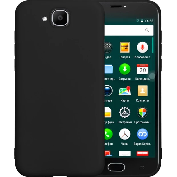 Силиконовый чехол Graphite Doogee X9 Mini (черный)