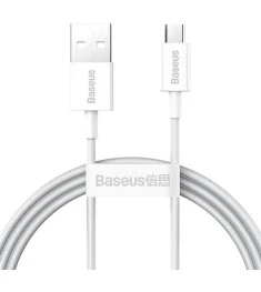 Baseus Superior USB Cable 2A (1m) (MicroUSB) (White) CAMYS-02
