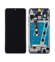Дисплей для Huawei P30 Lite/ Nova 4e (2019) (48МР версия) с чёрным тачскрином и ..