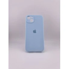Силикон Original RoundCam Case Apple iPhone 15 Plus (53) Sky Blue