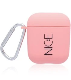 Футляр для наушников Clear Case Apple Airpods Nice (Pink)