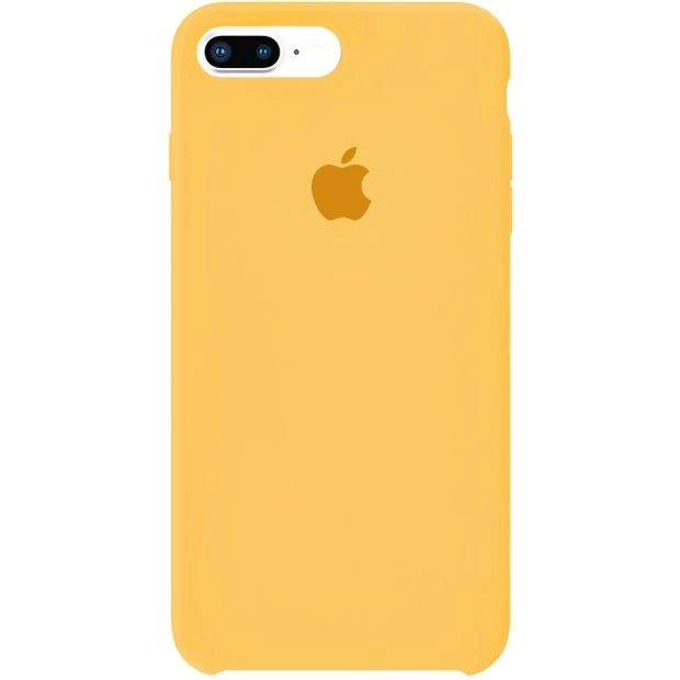 Силіконовий оригінальний чохол Apple для iPhone 7 Plus  /  8 Plus (13) жовтий.
