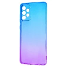 Силикон Gradient Design Samsung Galaxy A72 (2021) (Сине-фиолетовый)