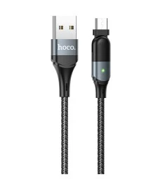 USB-кабель Hoco U100 Orbit (MicroUSB) (Чёрный)