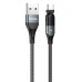 USB-кабель Hoco U100 Orbit (MicroUSB) (Чорний)