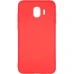 Силиконовый чехол Multicolor Samsung J4 (2018) J400 (красный)