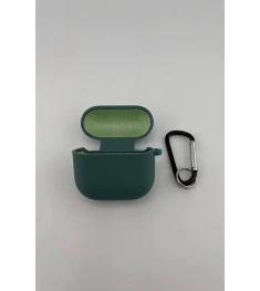 Чохол для навушників Full Silicone Case with Microfiber Apple AirPods 4 (55) Чор..