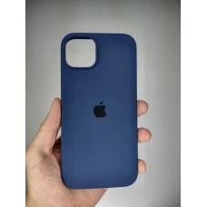 Силикон Original Round Case Apple iPhone 15 Plus (32) Deep Navy