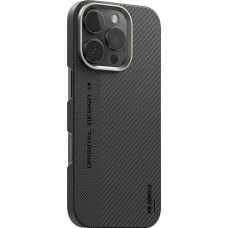 Накладка Blueo Bi-Texture Armor Aramid Fiber MagSafe Apple iPhone 15 Pro (Black)